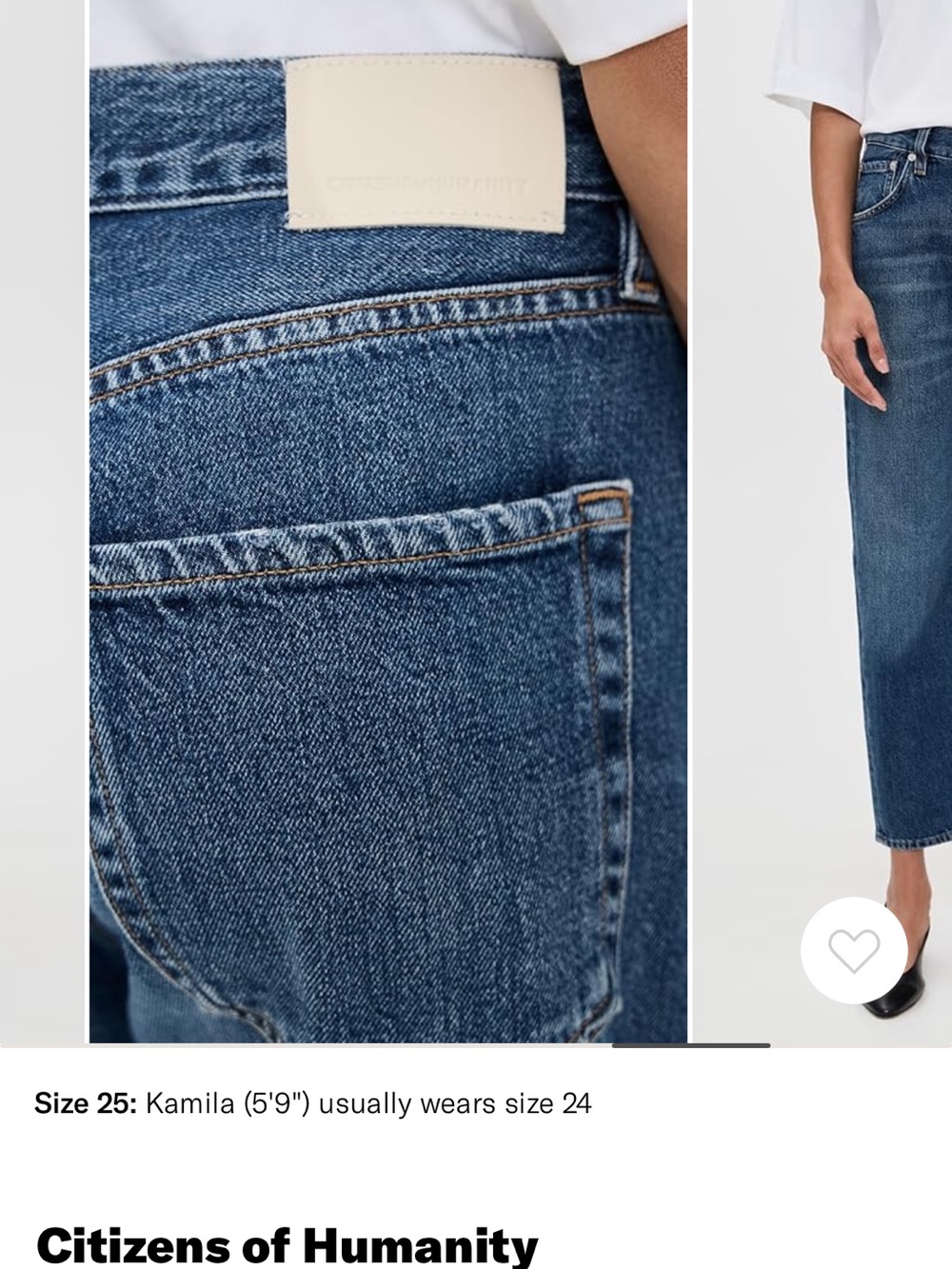 Citizens of Humanity  Winslow boyfriend Jean. Tinslow. Size27. Worn once.
